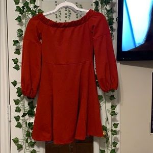 Red dress
